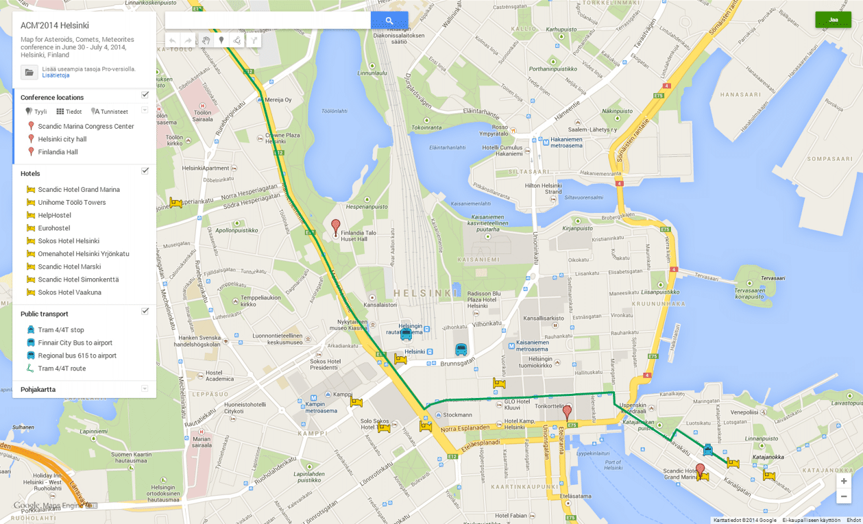 ACM Map from Google Maps